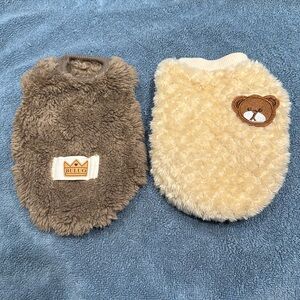 Small dog fluffy shirt